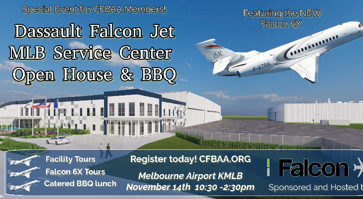 CFBAA Falcon Jet Service Center Open House